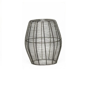 โต๊ะข้างเตียงทำจากโลหะมีลวดเหล็กสำหรับใช้ในห้องนั่งเล่นและห้องนอนเฟอร์นิเจอร์ - Product Image 1