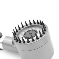 Douche à jet de pression avec filtration et massage SPA, tête de douche à un bouton d'arrêt d'eau, réglage à trois vitesses