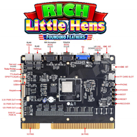 Carte de jeu PCB à monnayeur Rich Little Hens Vertical Skill Game Board Regular/Skill Preview pour machine de jeu d'arcade et d'amusement