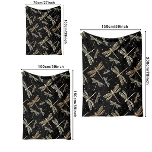 Manta de Franela Ouija, Manta para Siesta, Reversible, Cálida y Acogedora para el Hogar y la Oficina, Impresión Personalizada, Venta al por Mayor - Product Image 3