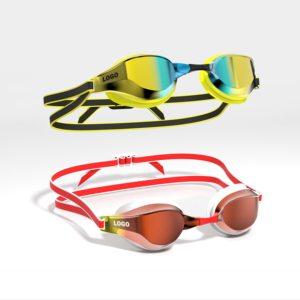 Bán buôn tùy chỉnh dành cho người lớn và Junior Silicone đua bơi kính thời trang cạnh tranh kính bơi - Product Image 1