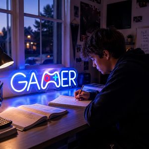 Gamer Letreros Neon LED dimmable USB powered ambient <b>light</b> store <b>window</b> decoration <b>light</b> street indicator <b>light</b> landscape <b>light</b> - Product Image 3
