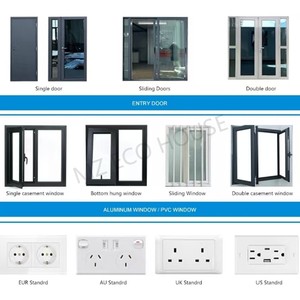Bán Chạy Nhất Chất Lượng Cao Di Động 20 Ft Prefab Bánh Sandwich Bảng Điều Chỉnh Gấp Container Nhà Cho Văn Phòng Xây Dựng Không Thấm Nước Thân Thiện Với Môi - Product Image 6