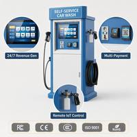 Distributeur automatique de cire moussante haute pression en acier inoxydable pour usage commercial extérieur, avec application smartphone intelligente OEM pour paiement à distance par lecture de code QR