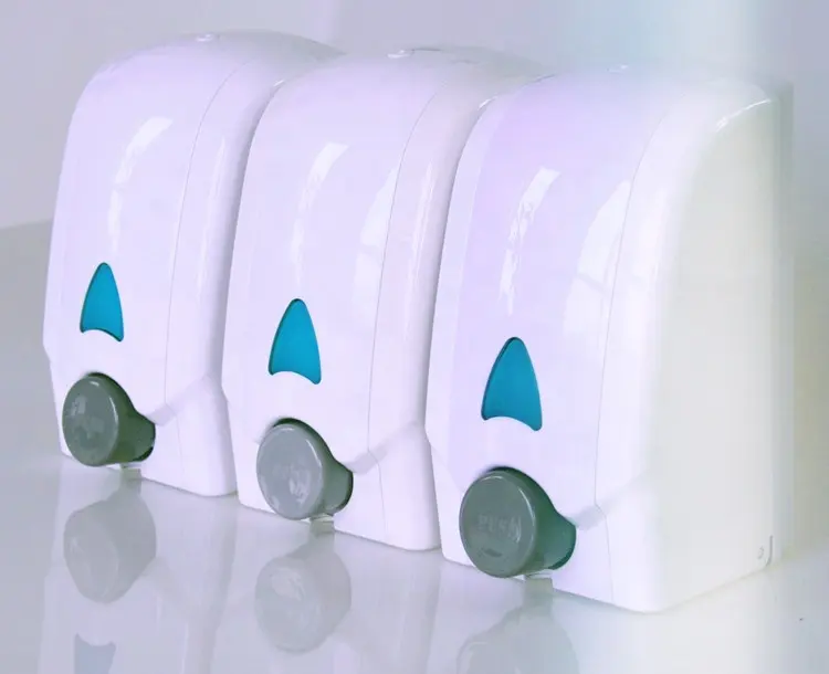 Pabrik Baru Kedatangan Dinding Busa Dispenser Sabun Cair 1000 ml Manual Push Gel Sanitizer Dispenser Hand Sterilizer