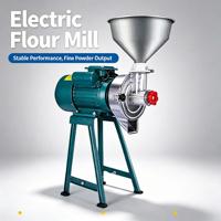 Moulin Électrique Quatre-en-un pour Aliments Secs, Piments, Poivre Noir, Riz, Blé, Maïs et Céréales – Machine à Moudre et Broyer