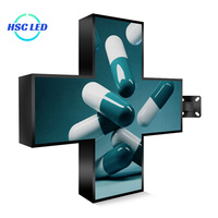 P6 Apotheken-Grünes-Kreuz LED-Anzeige P4 P5 P6 P8 P10 Grünes Apotheken-Schild LED DIP SMD