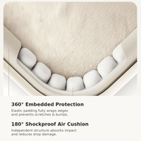 Sac à bandoulière moderne pour ordinateur portable 13-14 pouces, matelassé, doux, motif vagues, léger, étui de voyage tendance pour tablette et ordinateur