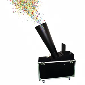 Large Colorful Paper Confetti Machine Launcher For Party Stage Event Celebration With Dry Ice Effect Rainbow Machine Effect