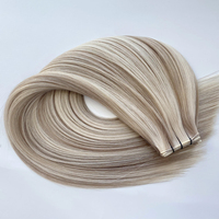 2026 Haiyi Grosir Populer Rambut Asli Manusia 100% Double Drawn Tak Terlihat Genius Weft Ringan Tanpa Rambut Pendek & Rontok Tanpa Bahan Kimia