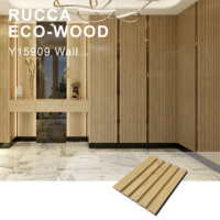 Panneaux Muraux Stratifiés Rucca WPC/PVC Bois Composite Plastique 159*09mm pour Décoration Intérieure