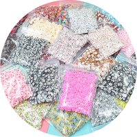 Tranches de pâte à modeler en forme de résine de fée de dessin animé 10g/sac, à saupoudrer, prix de gros pour slime, artisanat bouddhiste, bricolage