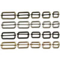 20mm 25mm 32mm 38mm 50mm 4.8MM Sac à main Accessoires de vêtement Sangle Sac Ajusteur Curseur Boucles pour femmes Sac