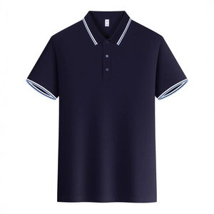 Custom Made Polo Shirt Quick Dry Short Sleeve Solid Color Polyester <b>Work</b> Wear Daily Use - Product Image 4