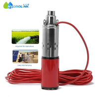 Pompe à vis à courant continu à haut débit et à haute pression de 36 V 400 W 1 pouce pour utilisation submersible, pompe à grand débit