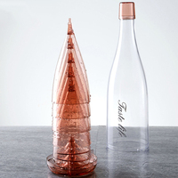 Gobelet de voyage en plastique Transparent, ensemble de verres à Champagne, pour boisson froide, gobelet à vin rouge