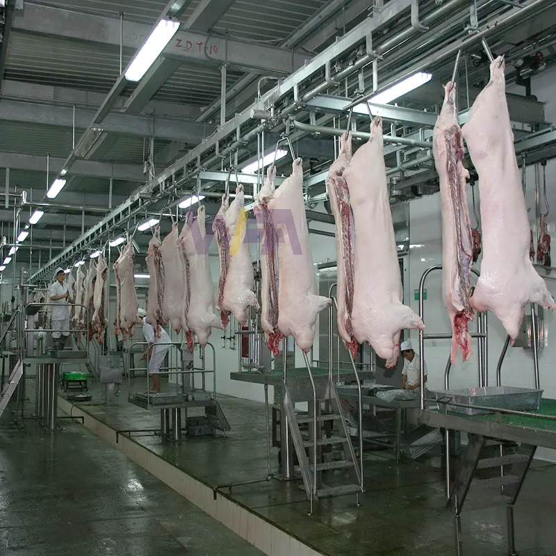 Werkspreis Schweinefleischschlachthaus Schlachtlinienlinie für Schlachtmaschine für Schweinefleischzubehör