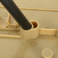Table carrée tactique pliable en plastique pour extérieur, livraison rapide, idéale pour le camping, les marchés et les loisirs, grand mobilier d'extérieur