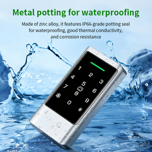 屋外スマートアクセス制御機 K3 TTLock 1000枚NFCカードリーダー 金属製IP66防水 指紋認証対応 - Product Image 3