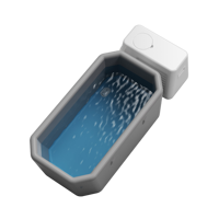 Purification de l'eau à l'ozone Spa Bain froid Refroidisseur d'eau froide 1hp avec baignoire en polyvinyle chloré inclinée portable