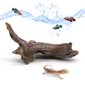 인공 나무 뿌리 수족관 장식, 사실적인 유목 스타일 어항 장식품, 자연스러운 풍경 나무 - Product Image 1