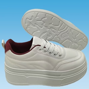 Scarpe da <span class=keywords><strong>Donna</strong></span> di Buona Qualità e Comfort, <span class=keywords><strong>Sneakers</strong></span> Comode da <span class=keywords><strong>Donna</strong></span> di Colore Bianco, Scarpe con Piattaforma per Uso Quotidiano Primavera-Autunno - Product Image 5