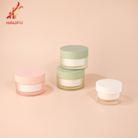 Pot en plastique 5g/15g/30g/50g avec couvercle mat pour gel à ongles, soins de la peau, emballage cosmétique – Fournisseur d'usine