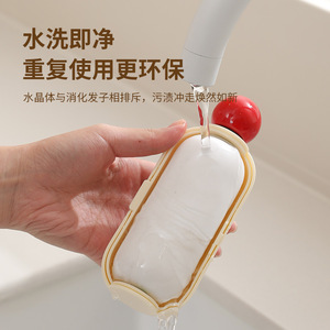 <b>Lint</b> <b>Roller</b> With Flip Top Washable Dual Purpose For Clothes White And Black - Product Image 2