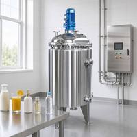 Réservoir d'agitation en acier inoxydable pour détergent chimique quotidien, réservoir d'agitation en latex, vente bien réussie