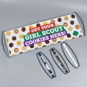 Swil Lieferant Maßgefertigtes Produkt Einziehbares Scroll-Handbanner Slogan Handgehaltenes Werbe-Druckbanner - Product Image 1