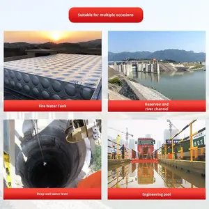 स्तर की टंकी आग से लड़ने वाले जल स्तर नियंत्रण अलार्म बॉक्स 0.5% सटीकता उच्च परिशुद्धता सबमर्सिबल पानी/तेल स्तर मीटर - Product Image 4