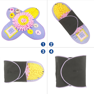 Jouet anti-stress pour animaux de compagnie, tapis olfactif en coton écologique, motif dessin animé classique, couverture d'entraînement pour <span class=keywords><strong>chien</strong></span>, pour l'alimentation lente et l'<span class=keywords><strong>intelligence</strong></span> - Product Image 2