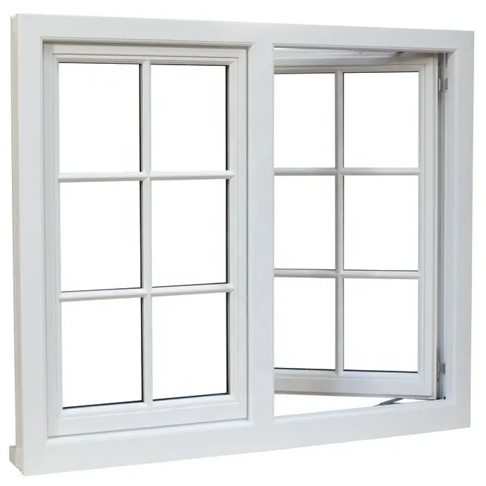 2020 Upvc/pvc petite fenêtre coulissante impact fenêtres upvc matériel battants Transom fenêtre