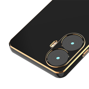 Venta al por mayor nuevo diseño de lujo colorido suave TPU 6D galvanoplastia caso para <span class=keywords><strong>Realme</strong></span> C55 contraportada - Product Image 3