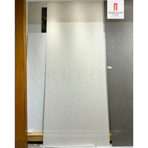 Carrelage grand format 3000mm Dalles de grès cérame blanc mat pour sol et mur - Product Image 1