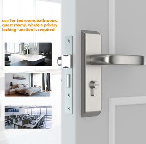 Cerradura de puerta de acero inoxidable impermeable Orbita manija de puerta de baño para PUERTAS DE BAÑO de Casa de <span class=keywords><strong>hotel</strong></span> y oficina - Product Image 6
