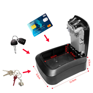 <span class=keywords><strong>Cassaforte</strong></span> Portatile KROVI GH02 in ABS con Sblocco Tramite Impronta Digitale, Password, Scheda e App Tuya per Porte in Legno/Acciaio/Alluminio/Vetro/Ottone - Product Image 1