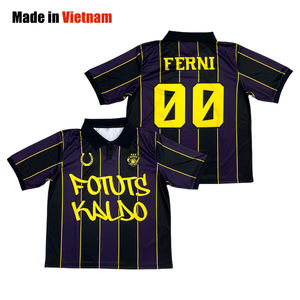 Unisex Soccer Jersey High Quality Streetwear Football <b>Mesh</b> Custom Sublimation 100% Polyester Quick Dry Breathable Short <b>Sleeve</b> - Product Image 1