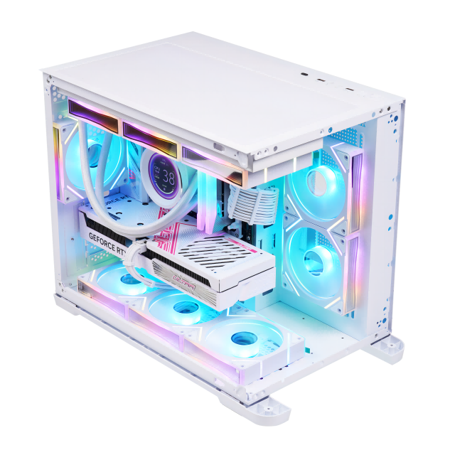 SAMA 2851M New Design Gaming Pc case Micro PC Case Desktop Computer Case OEM Tempered Glass Pc Gaming Cabinet
