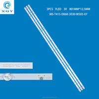 Cocok untuk MEGA D42KYF11 LED Strip MS-T415-D06K-3030-WS05-07 LCD TV Backlight LED Strip Substrat Aluminium