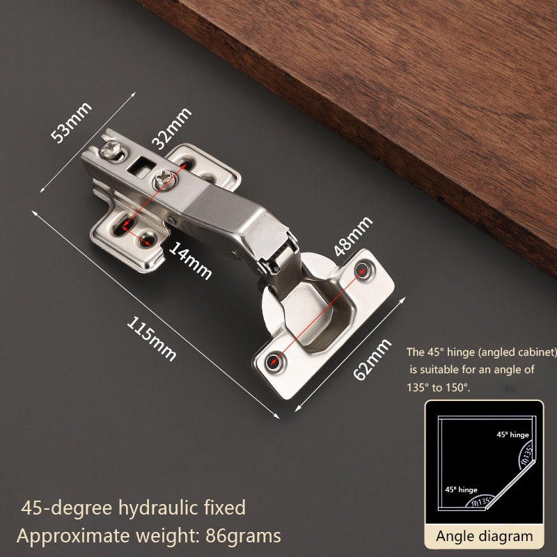 45° Modèle hydraulique