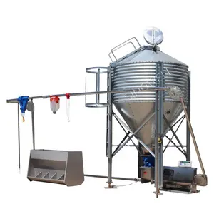 Silo in acciaio per cereali utilizzato per la vendita Silo per mangimi sistema di alimentazione per allevamento di suini sistema di alimentazione automatica per suini silo per cereali per allevamento di pollame
