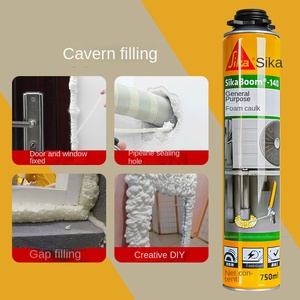 Espuma Adhesiva <span class=keywords><strong>Sika</strong></span>, Agente de Relleno de Silicona, Impermeable, Sellador de Expansión, Bloqueador de Agujeros para Puertas y Ventanas - Product Image 3