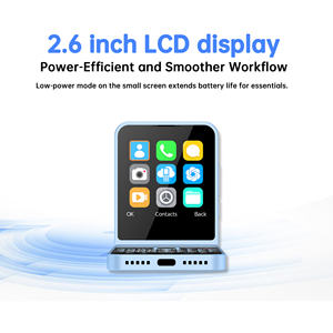 <span class=keywords><strong>Tel</strong></span>éfono Plegable Fold Phone 4G LTE Double SIM Écran Tactile Conception Coulissante En Cuir Fold 5 Style Portable Déverrouillé Téléphone Portable - Product Image 3