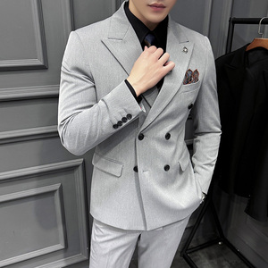 Traje <span class=keywords><strong>de</strong></span> Sastrería <span class=keywords><strong>de</strong></span> Lujo para <span class=keywords><strong>Hombre</strong></span>, Traje Formal <span class=keywords><strong>de</strong></span> 3 Piezas, Traje Ajustado <span class=keywords><strong>de</strong></span> Sastrería, Chaqueta, Conjunto <span class=keywords><strong>de</strong></span> Negocios para Fiesta <span class=keywords><strong>de</strong></span> Noche <span class=keywords><strong>de</strong></span> Boda en Stock - Product Image 3