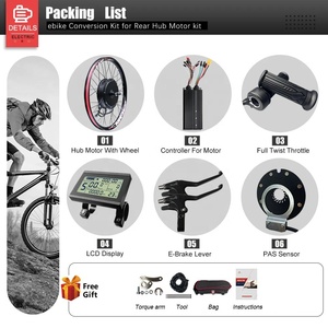 Kit de Conversión de Motor para Bicicleta Eléctrica MTX39 de 60-100 km/h, 48V, 52V, 60V, 72V, 2000W, 3000W, 5000W, con Acelerador y Llaves - Product Image 5