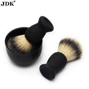 <strong>Men</strong>' <strong>s</strong> Gift Matt Black Beard Shaving Bowl Set for <strong>Men</strong> Shaving Supplies Brush and Soap Bowl <strong>Kit</strong> for Wet <strong>Shave</strong> - Product Image 4