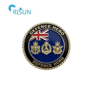 Souvenirs personnalisés Australie Drapeau australien Forces Vétéran Médaillon Pièces commémoratives Pièce <span class=keywords><strong>de</strong></span> défi personnalisée Australie - Product Image 6