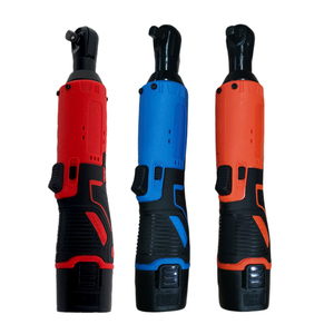 Llave de Trinquete Eléctrica Inalámbrica Industrial con Motor sin Escobillas de 3/8 Pulgadas y 90 Grados, Portátil, Multifuncional, con Batería Recargable - Product Image 1