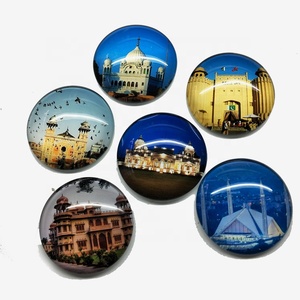 Imán de nevera Torre Eiffel de París de 35mm personalizado, impresión <span class=keywords><strong>en</strong></span> Color, pegatina de cristal para <span class=keywords><strong>turismo</strong></span>, para nevera pegatina, forma de logotipo redondo, recuerdo, uso doméstico - Product Image 6